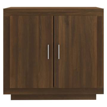 Sideboard Brown Oak 80x40x75 cm Engineered Wood