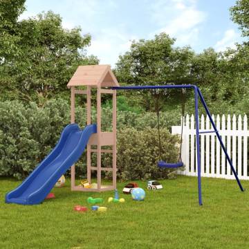 Outdoor Playset Solid Wood Douglas