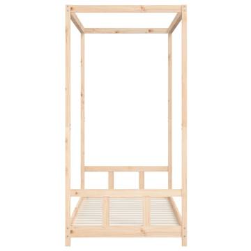 Kids Bed Frame 90x190 cm Solid Wood Pine