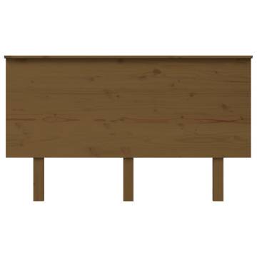 Bed Headboard Honey Brown 139x6x82.5 cm Solid Wood Pine