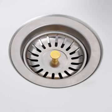 Camping Sink Single Basin with Tap Stainless Steel