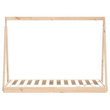 Kids Bed Frame 80x160 cm Solid Wood Pine