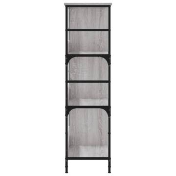 Bookshelf Grey Sonoma 78.5x33x117.5 cm Engineered Wood