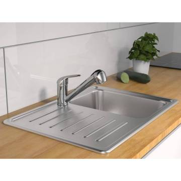 SCHÜTTE Sink Mixer with Pull-out Spray FALCON Chrome