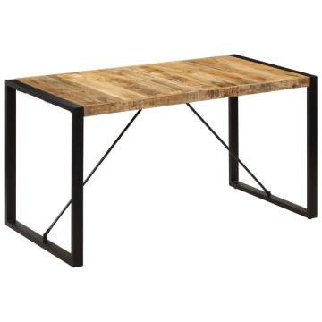 Dining Table 140x70x75 cm Solid Mango Wood