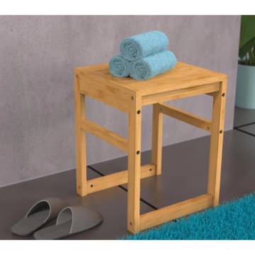 EISL Bathroom Stool 35x35x45 cm Bamboo