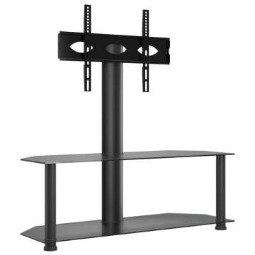 Corner TV Stand 2-Tiers for 32-70 Inch Black