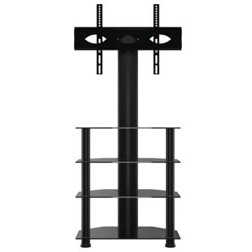 Corner TV Stand 4-Tiers for 32-70 Inch Black