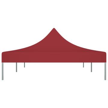 Party Tent Roof 6x3 m Burgundy 270 g/m²