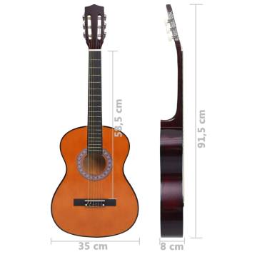 8 Piece Classical Guitar Kids and Beginner Set 3/4 36"