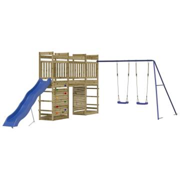 Outdoor Playset Impregnated Wood Pine