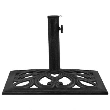 Umbrella Base Black 47x47x33 cm Cast Iron