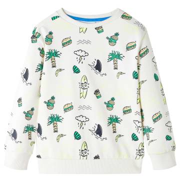 Kids' Sweatshirt Soft Ecru 140