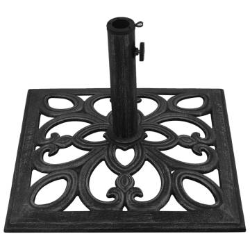 Umbrella Base Black 47x47x33 cm Cast Iron