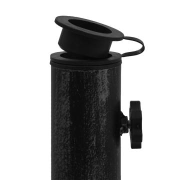 Umbrella Base Black 47x47x33 cm Cast Iron