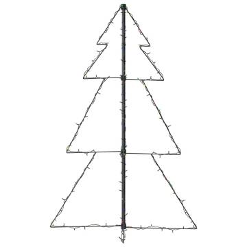 Christmas Cone Tree 160 LEDs Indoor and Outdoor 78x120 cm