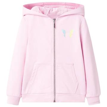 Kids' Hooded Sweatshirt Light Pink 140