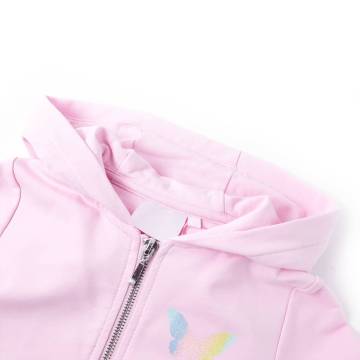 Kids' Hooded Sweatshirt Light Pink 140