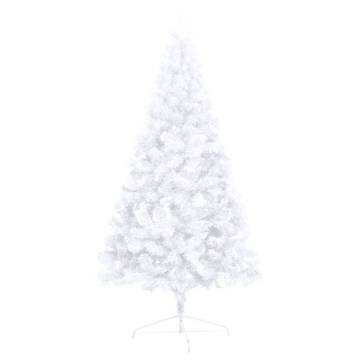 Artificial Half Pre-lit Christmas Tree with Ball Set White 150 cm