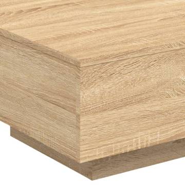 Coffee Table Sonoma Oak 55x55x31 cm Engineered Wood