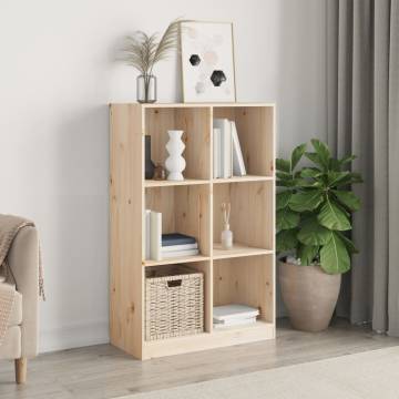 Bookcase 70x33x110 cm Solid Wood Pine