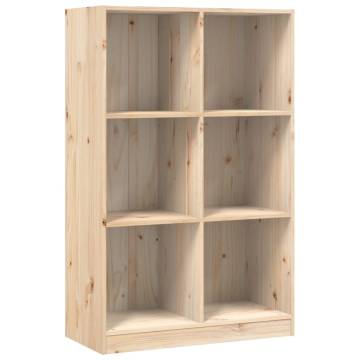 Bookcase 70x33x110 cm Solid Wood Pine