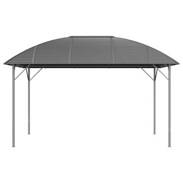 Gazebo with Arch Roof 3x4 m Anthracite