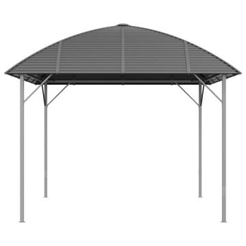 Gazebo with Arch Roof 3x4 m Anthracite