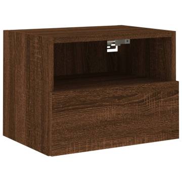 TV Wall Cabinet Brown Oak 40x30x30 cm Engineered Wood