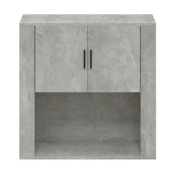 Wall Cabinet Concrete Grey 80x33x80 cm Engineered Wood