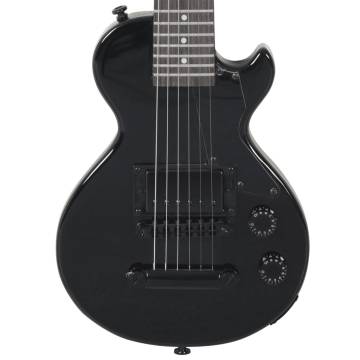 Electric Guitar for Kids with Bag Black 3/4 30"