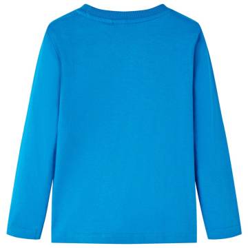 Kids' T-shirt with Long Sleeves Cobalt Blue 128