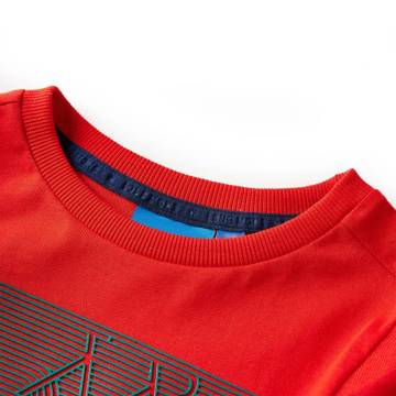 Kids' T-shirt with Long Sleeves Red 116