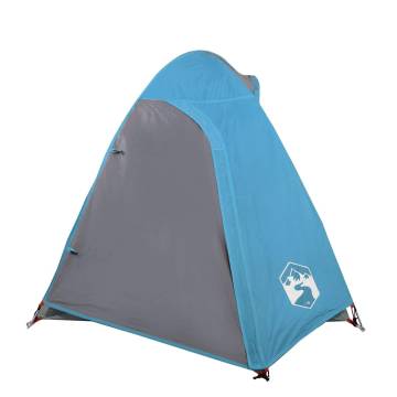 Camping Tent 2-Person Blue Waterproof