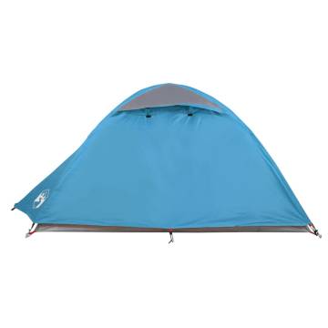 Camping Tent 2-Person Blue Waterproof