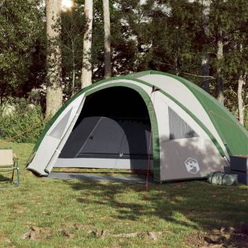 Camping Tent 4-Person Green Waterproof