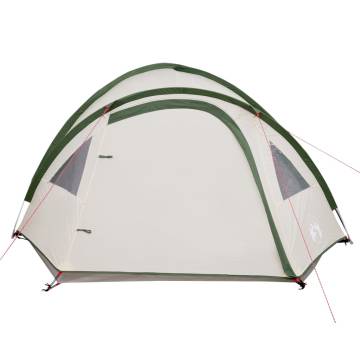 Camping Tent 4-Person Green Waterproof