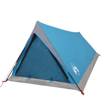 Camping Tent 2-Person Blue Waterproof