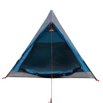 Camping Tent 2-Person Blue Waterproof