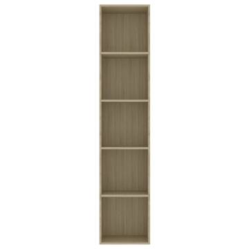 Book Cabinet Sonoma Oak 40x30x189 cm Engineered Wood