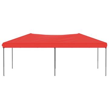 Folding Party Tent Red 3x6 m