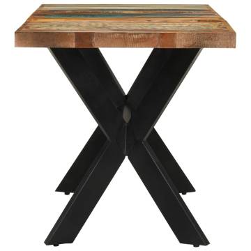 Dining Table 140x70x75 cm Solid Wood Reclaimed