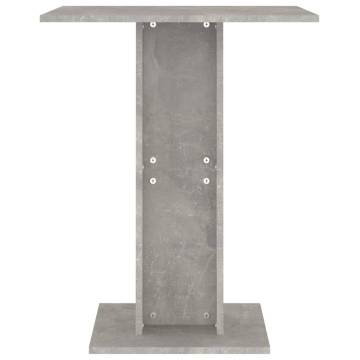 Bistro Table Concrete Grey 60x60x75 cm Engineered Wood