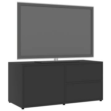 TV Cabinet Grey 80x34x36 cm Engineered Wood