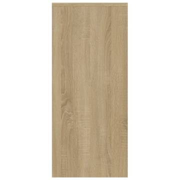 Sideboard Sonoma Oak 102x33x75 cm Engineered Wood