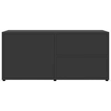 TV Cabinet Grey 80x34x36 cm Engineered Wood