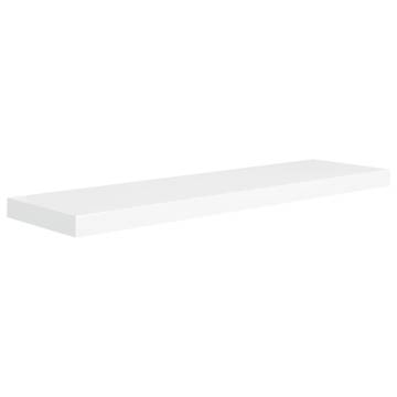 Floating Wall Shelves 4 pcs White 90x23.5x3.8 cm MDF