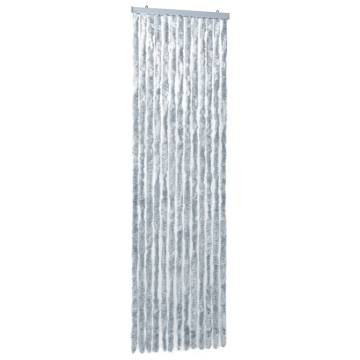 Insect Curtain White and Grey 56x185 cm Chenille