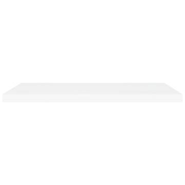 Floating Wall Shelves 4 pcs White 90x23.5x3.8 cm MDF