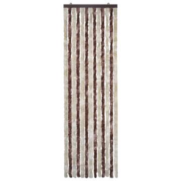 Insect Curtain Beige and Light Brown 56x185 cm Chenille